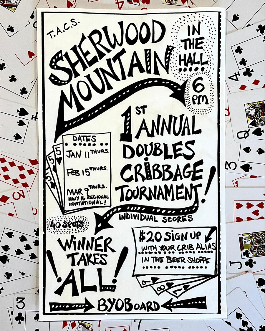 Sherwood Mountain 1st Annual Doubles Cribbage Tournament